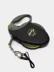 Поводок-рулетка для выгула собак Flexi Giant лента XL 8m, Black Neon