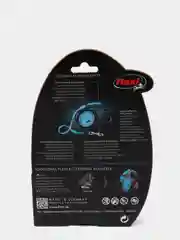 Поводок-рулетка для выгула собак Flexi New Neon лента S, 5м 15кг, голубой