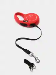 Поводок-рулетка для выгула собак Flexi Classic tape, XS, 3 м, 12 кг, red