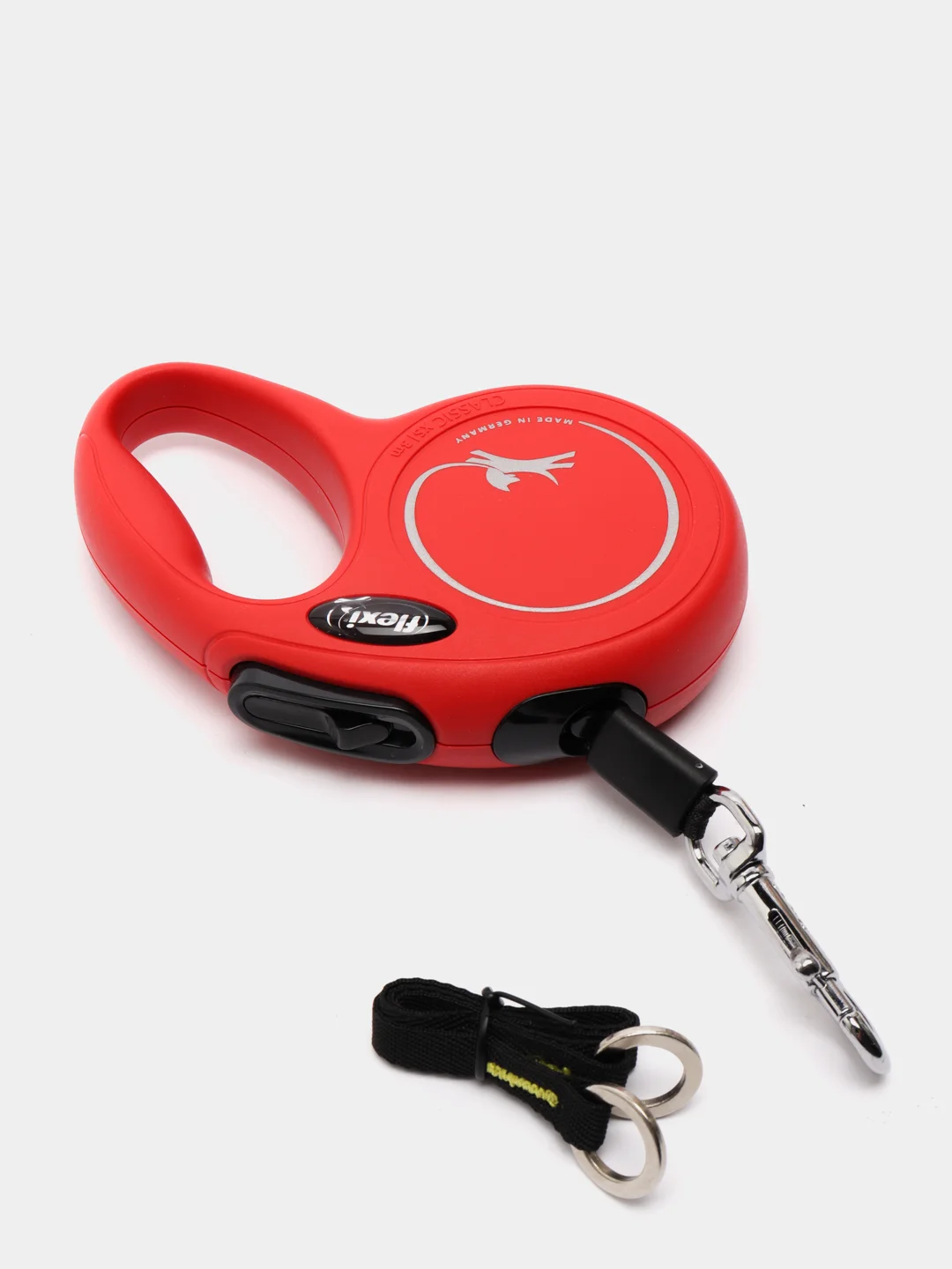 Поводок-рулетка для выгула собак Flexi Classic tape, XS, 3 м, 12 кг, red