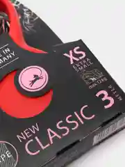 Поводок-рулетка для выгула собак Flexi Classic tape, XS, 3 м, 12 кг, red