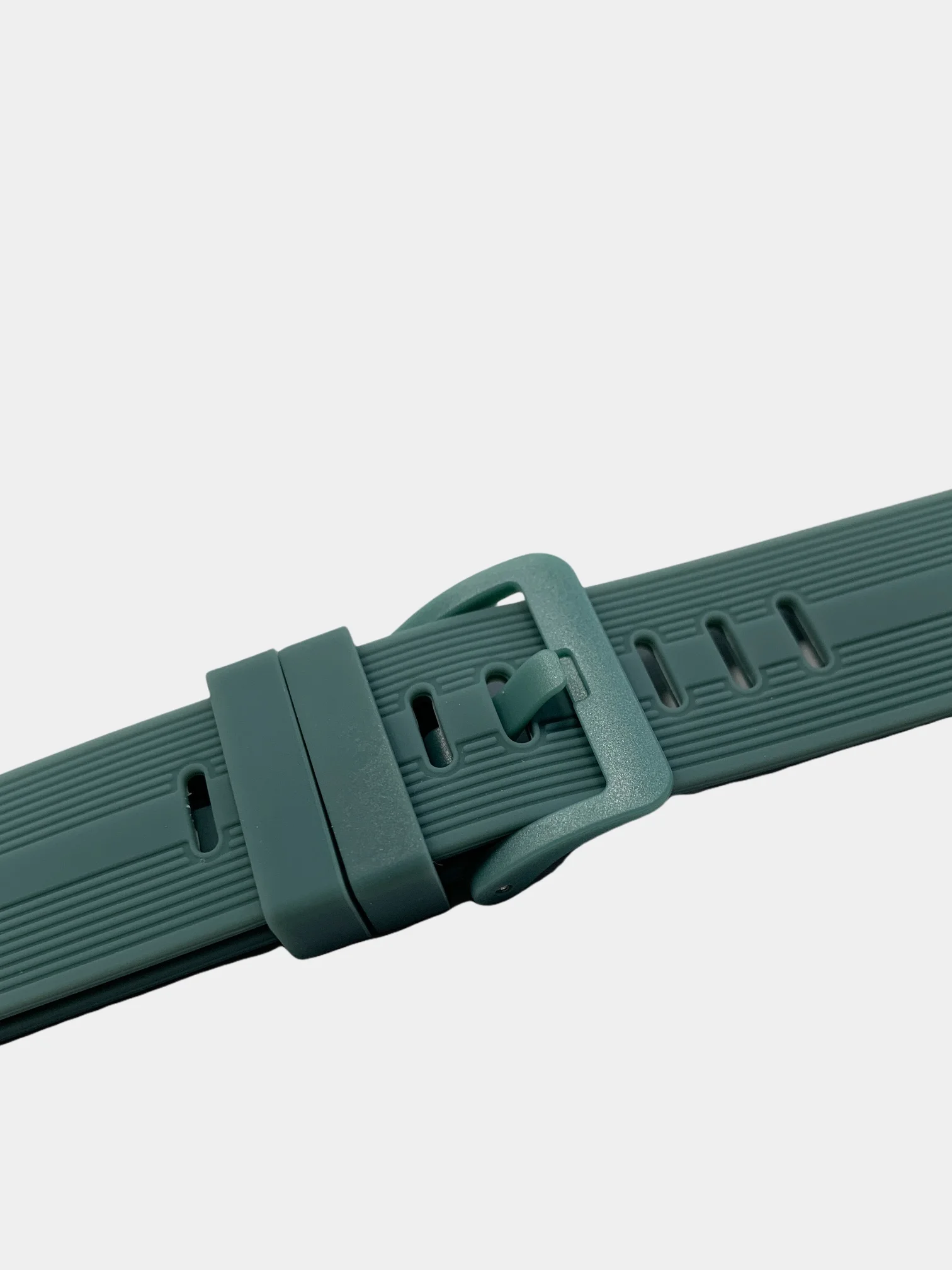 Бежевый меланж ремешок с застежкой, для Apple Watch на 38, 40, 42, 44 мм, силиконовый