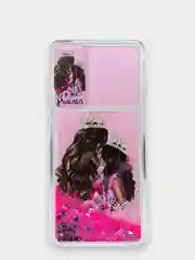 Конфетный чехол Samsung Galaxy A50 / A50s / A30s силиконовый переливающийся жидкий с защитой камеры