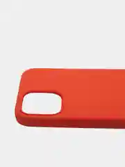 Красный чехол для iPhone 12 Pro Max (6.7) Silicone Case прорезиненный