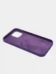 Фиолетовый чехол для iPhone 12 Pro Max (6.7) Silicone Case прорезиненный