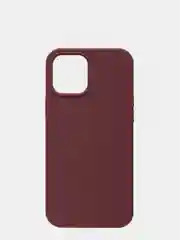 Бордовый чехол для iPhone 12 Pro Max (6.7) Silicone Case прорезиненный