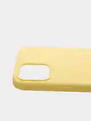 Желтый чехол для iPhone 12 Pro Max (6.7) Silicone Case прорезиненный