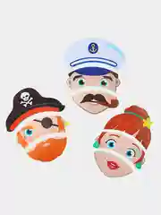 Серый набор игрушек для ванны, пазлы-наклейки