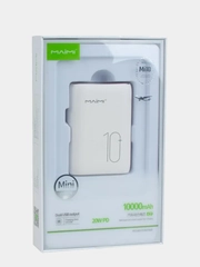 Внешний аккумулятор 20W 10000mAh USB 3.0/PD Type-C