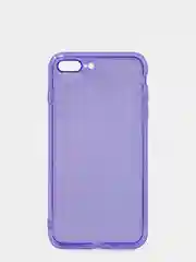 Фиолетовый чехол для iPhone 7/8 Plus силиконовый прозрачный неоновый