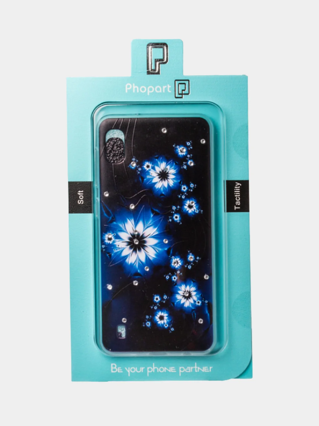 Синий чехол Phopart для Samsung Galaxy A01 (A015)