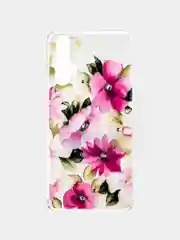 Тёмно-розовый чехол Phopart для Samsung Galaxy A01 (A015)