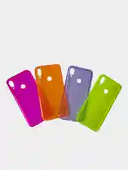 Чехол для  Xiaomi Redmi Note 7 силиконовый  прозрачный неоновый