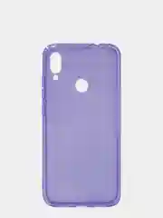 Фиолетовый чехол для  Xiaomi Redmi Note 7 силиконовый  прозрачный неоновый