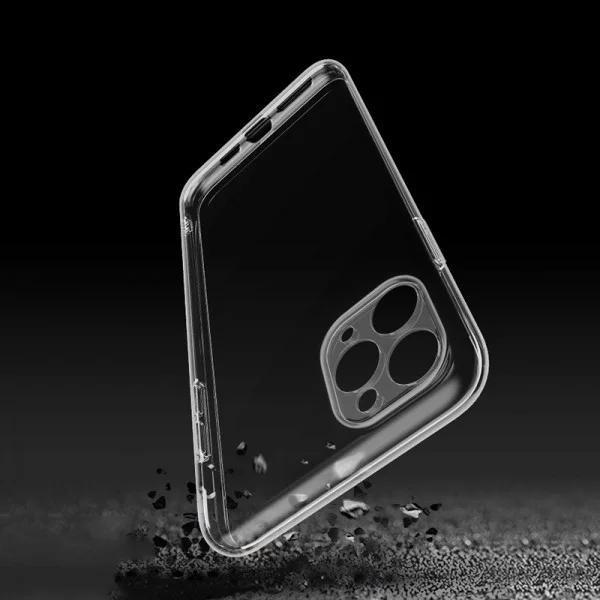 Чехол прозрачный плотный силиконовый с защитой камеры для iPhone 11/12/13/Pro/Pro Max/mini