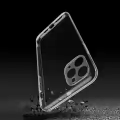 Чехол прозрачный плотный силиконовый с защитой камеры для iPhone 11/12/13/Pro/Pro Max/mini