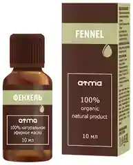 Эфирное масло ATMA GreenLab "Фенхель", в стекле, 10 мл