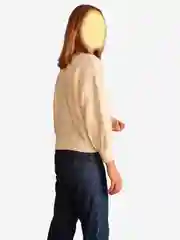 Белый кардиган