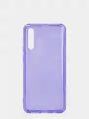 Фиолетовый чехол для Samsung A50 2019/A50s/A30s силиконовый прозрачный неоновый