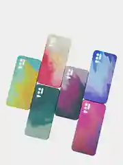 Чехол для Xiaomi Redmi Note 10T/Poco M3 Pro силиконовый матовый с бархатом внутри Палитра
