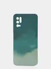 Тёмно-зелёный чехол для Xiaomi Redmi Note 10T/Poco M3 Pro силиконовый матовый с бархатом внутри Палитра