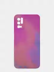 Тёмно-розовый чехол для Xiaomi Redmi Note 10T/Poco M3 Pro силиконовый матовый с бархатом внутри Палитра
