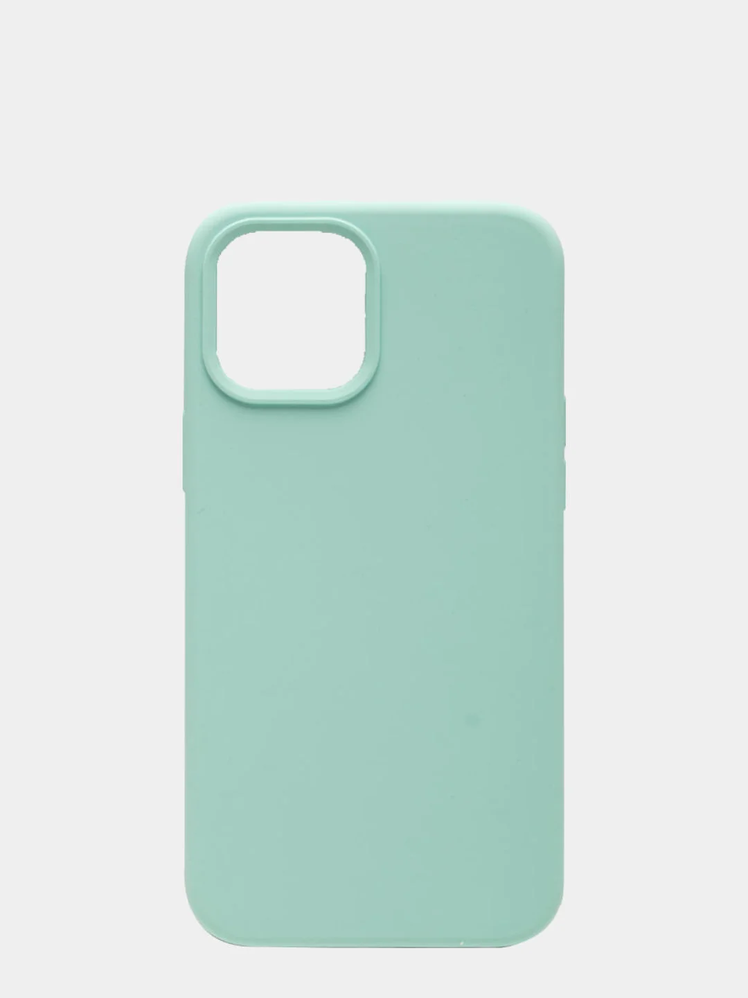Бирюзовый чехол для iPhone 12 Pro Max (6.7) Silicone Case прорезиненный
