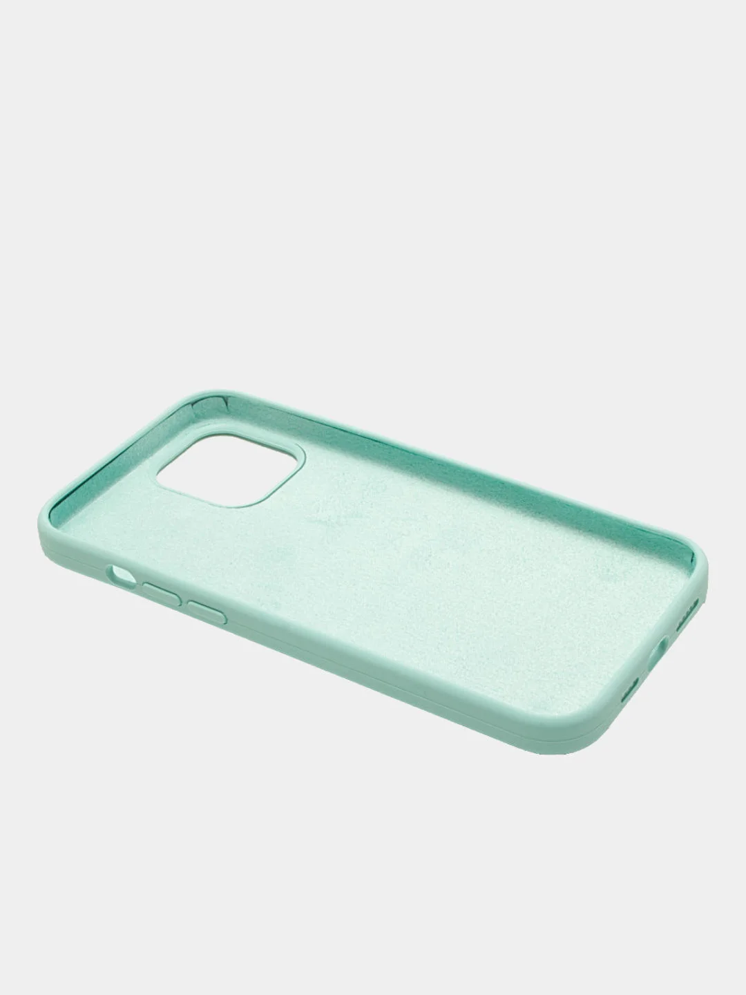 Бирюзовый чехол для iPhone 12 Pro Max (6.7) Silicone Case прорезиненный