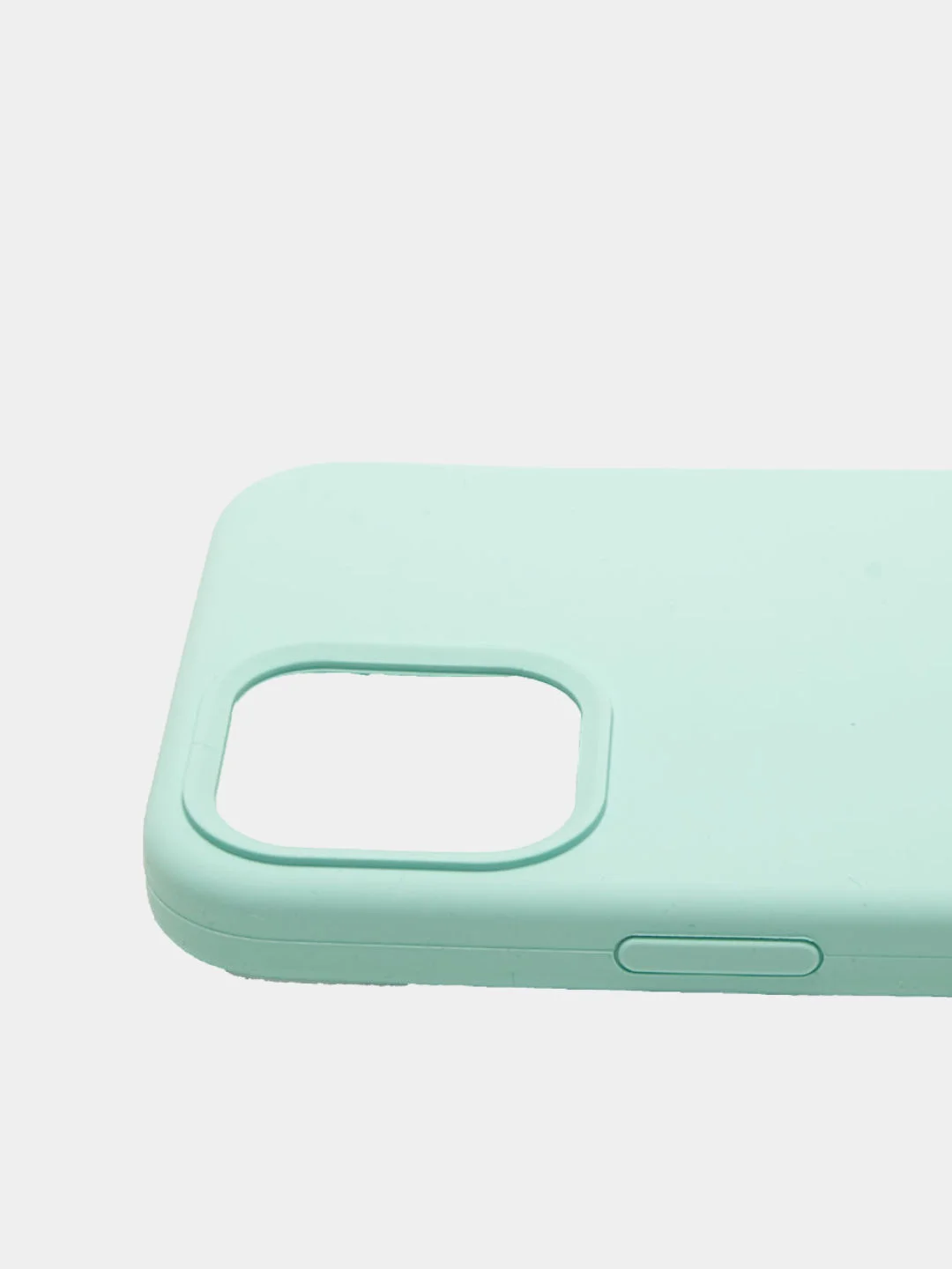 Бирюзовый чехол для iPhone 12 Pro Max (6.7) Silicone Case прорезиненный
