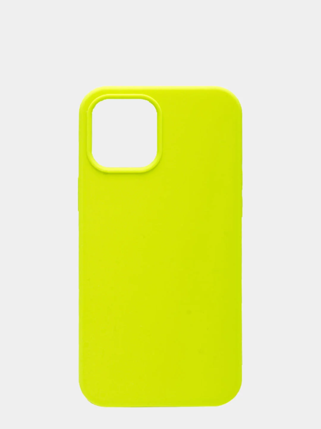Салатовый чехол для iPhone 12 Pro Max (6.7) Silicone Case прорезиненный