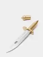 Золотой ручка гелевая "Нож", 14см