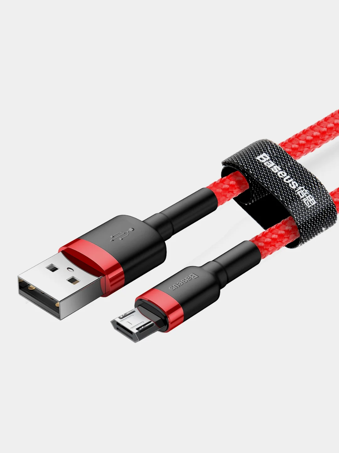 Красный кабель Baseus Premium Cafule Cable (до 2.4A, USB/Micro-USB для Android)