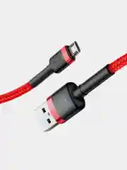 Красный кабель Baseus Premium Cafule Cable (до 2.4A, USB/Micro-USB для Android)