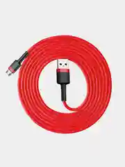 Красный кабель Baseus Premium Cafule Cable (до 2.4A, USB/Micro-USB для Android)