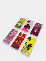 Чехол Xiaomi Redmi Note 10, Note 10S, Poco M5s переливающийся жидкий и защитой камеры
