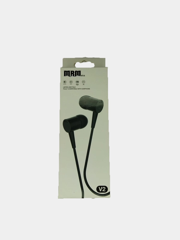 Наушники проводные с микрофоном MRM V2 black