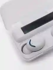 Белый наушники беспроводные F9-5 c функцией powerbank