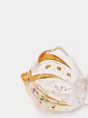 ИКОРНИЦА "ЛЕБЕДЬ LEFARD GOLD GLASS" 11*7 СМ. ВЫСОТА=8,5 СМ. С ЛОЖКОЙ