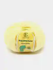 Светло-жёлтый пряжа Камтекс "Карамелька" 50гр.175м. (100% акрил)