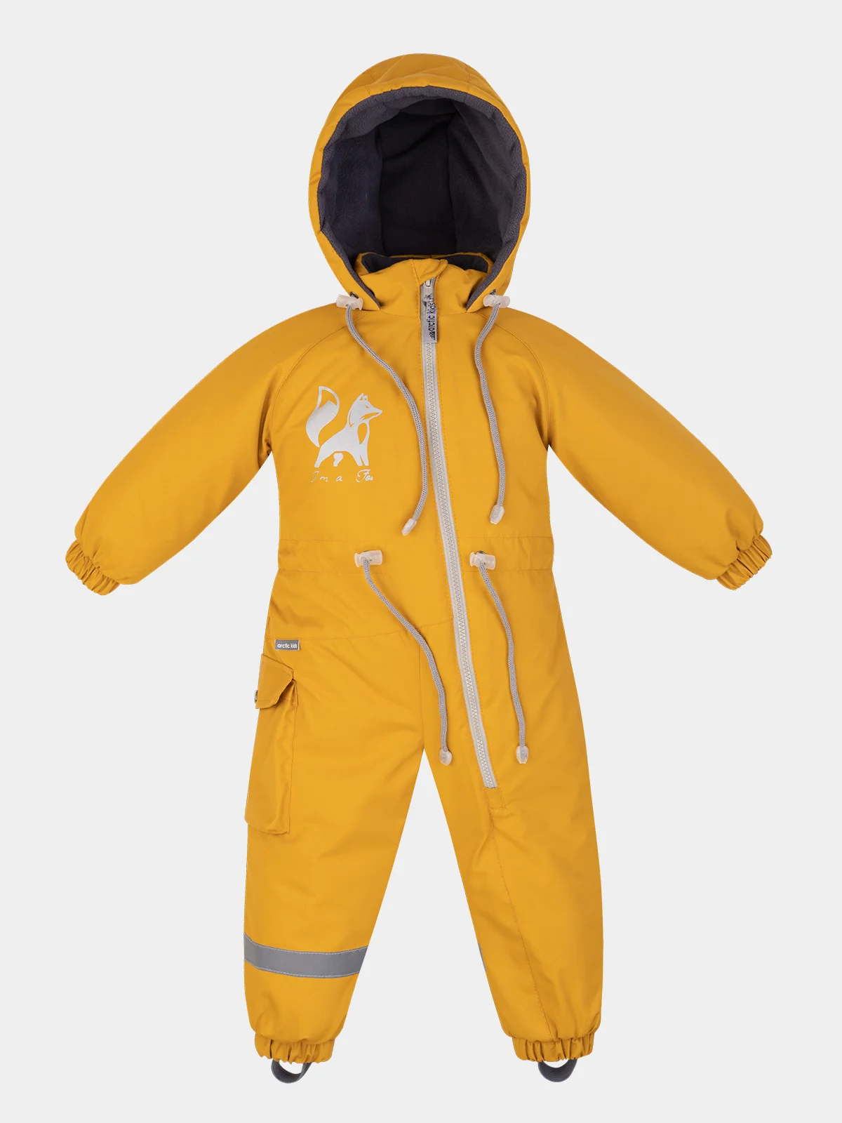 Горчичный комбинезон детский, мембрана Arctic kids, зима