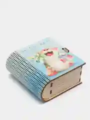 Шкатулка-книжка деревянная "От всей души", на день рождения