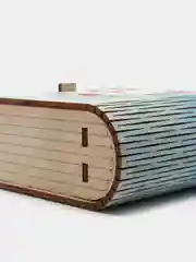 Шкатулка-книжка деревянная "От всей души", на день рождения