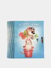 Шкатулка-книжка деревянная "I love you"