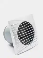 Вытяжной вентилятор 125 бесшумный серый с обратным клапаном SILENT 5C Gray metal