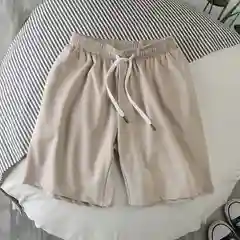 Бежевый шорты спортивные мужские