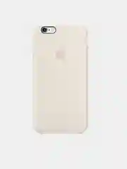 Серебряный чехол для iPhone 6, 6S Silicone Case