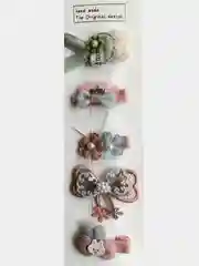 Черный заколки для волос яркие клик-клак