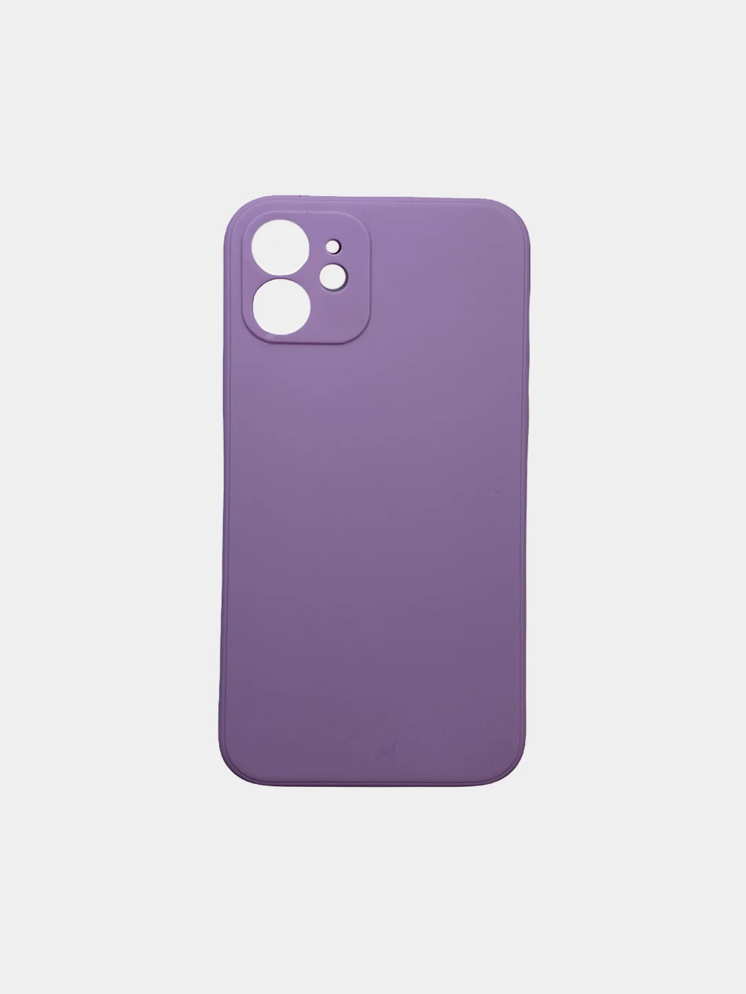 Сиреневый чехол силиконовый Iphone 11, 12, 12 Pro