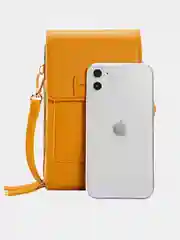 Женская сумка клатч с окошком для телефона