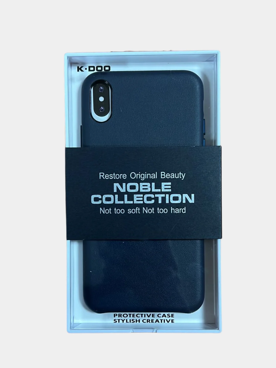 Темно-синий чехол для iPhone K-Doo Noble Collection для iPhone X/Xs, Xs Max, Xr